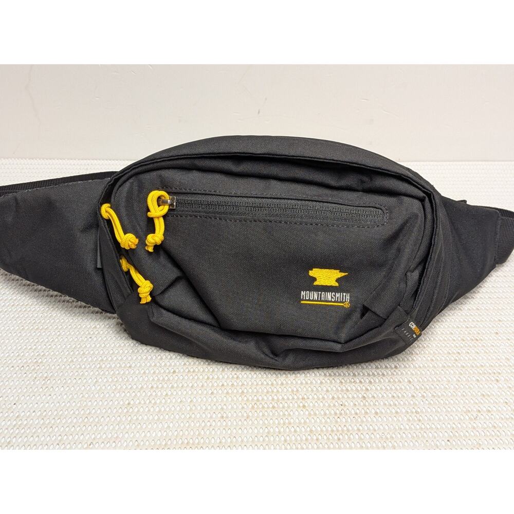 Mountainsmith Vibe Lumbar Waist Pack Fanny Pack Adjustable Belt Zip Black Padded